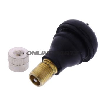 Gummi ventil TR412 JMP med metal kappe, pakke med 20 stykker