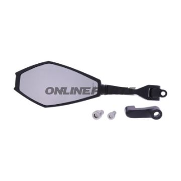 Spejl venstre sort Universal Daytona