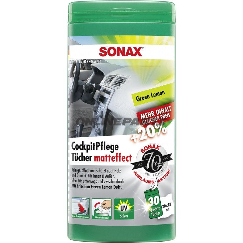 COCKPITPFLEGETUECHER Matteffect GREENLEMON Box