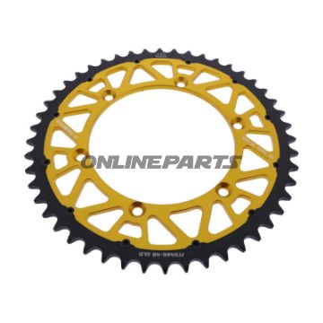 Kettenrad Twinstar 48Z Teilung 520 gold JT Innendurchmesser 134 Lochkreis 150