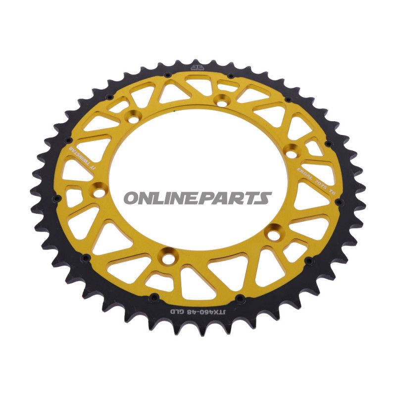 Kettenrad Twinstar 48Z Teilung 520 gold JT Innendurchmesser 134 Lochkreis 150