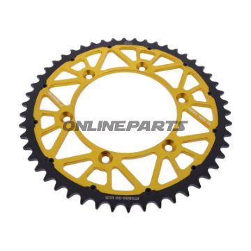 Kettenrad Twinstar 50Z Teilung 520 gold JT Innendurchmesser 126 Lochkreis 146