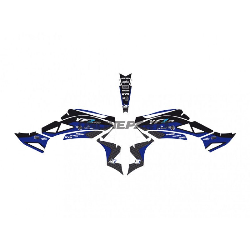 BlackBird Racing Dream 2 Yamaha Stickers Sæt