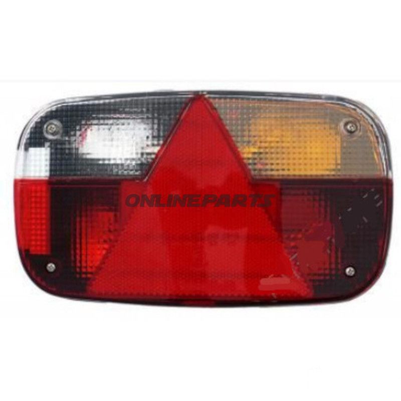 Baglygte Trailer højre 8P Nummerpladelys + Baklygte Multipoint III Aspöck