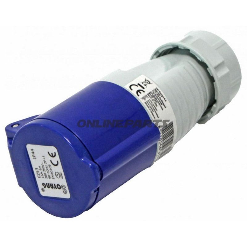 Kobling CEE 3-polet 230V 16A