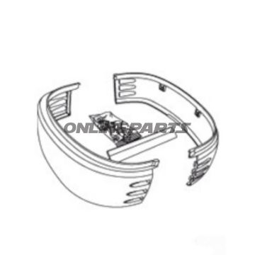 Ersatz sort Shad sidepanel til SH50