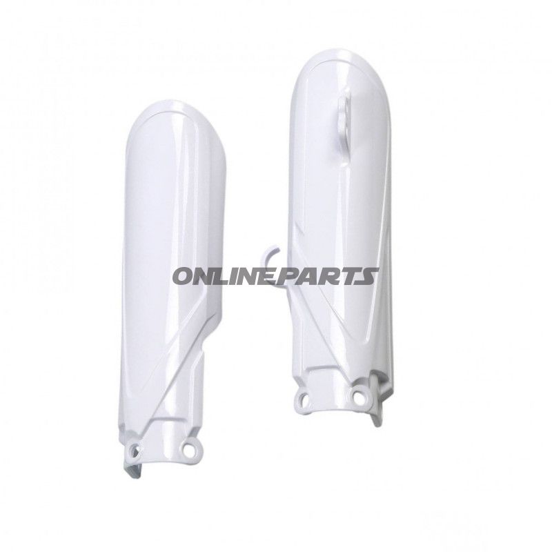 Gaffelbeskytter sæt hvid Yamaha YZ65