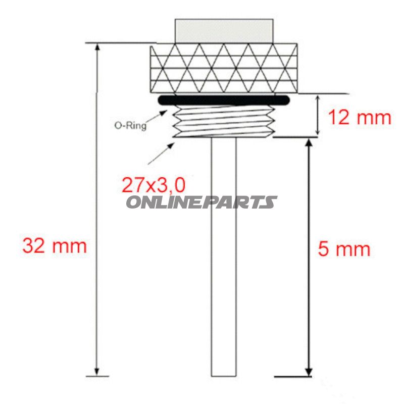 Öltemperatur Direktmesser JMP 27X3MM Alternative: 7090764