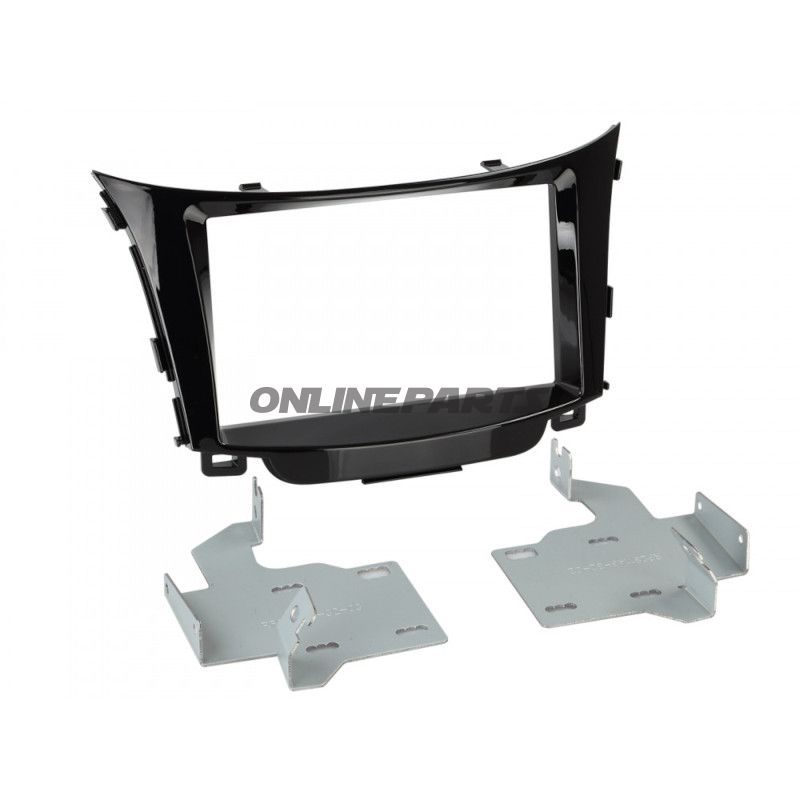 Radioblende 2-DIN sort