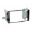 Radioblende 2-DIN sort