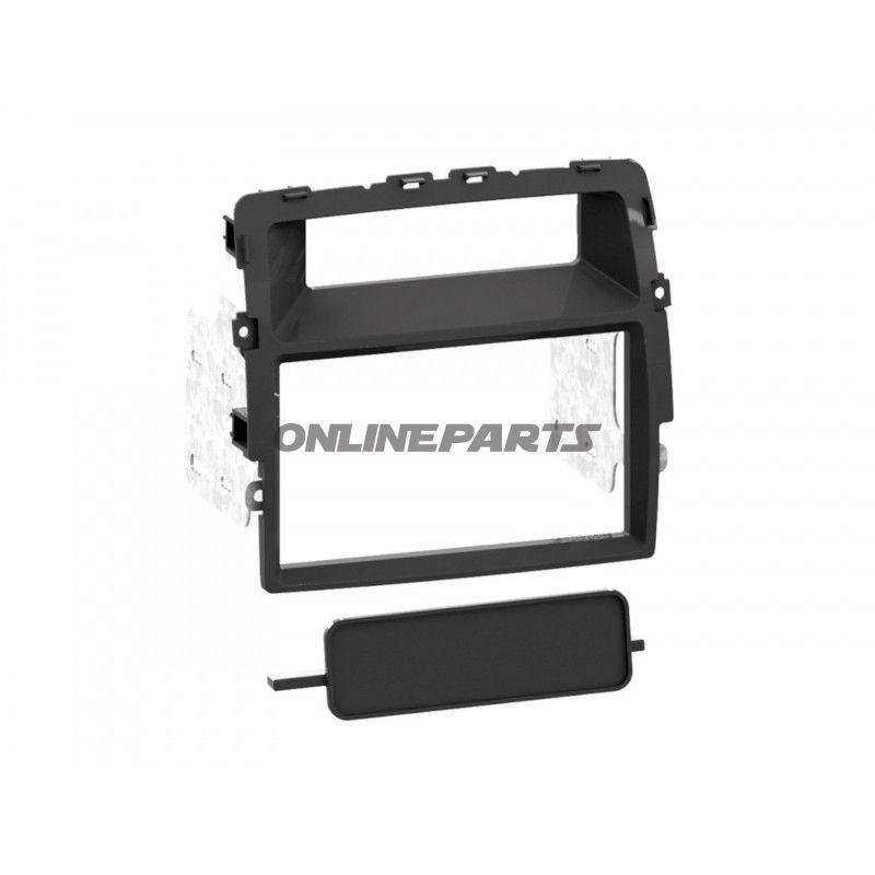 Radioblende 2-DIN sort