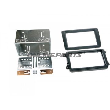 Radioblende 2-DIN sort