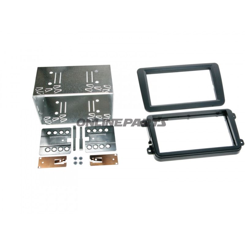 Radioblende 2-DIN sort