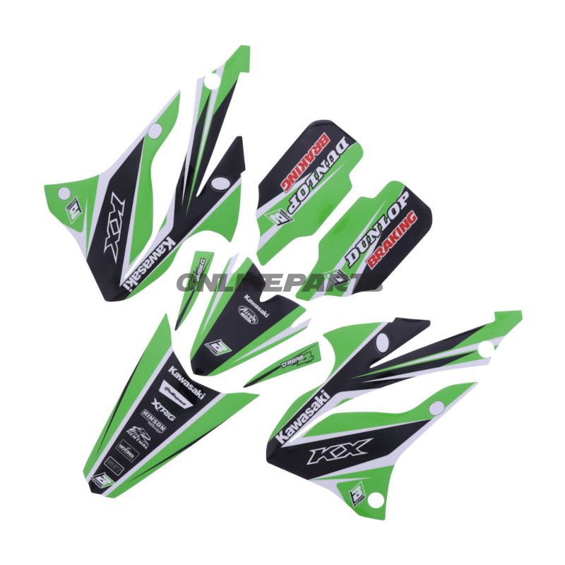 BlackBird Racing Dream 4 Kawasaki Aufklebersæt