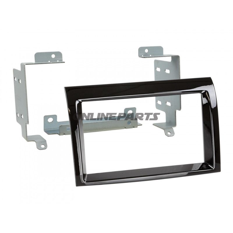 Radioblende 2-DIN sort