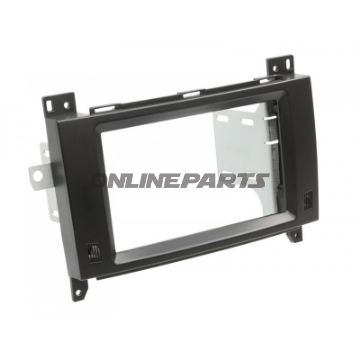 Radioblende 2-DIN sort