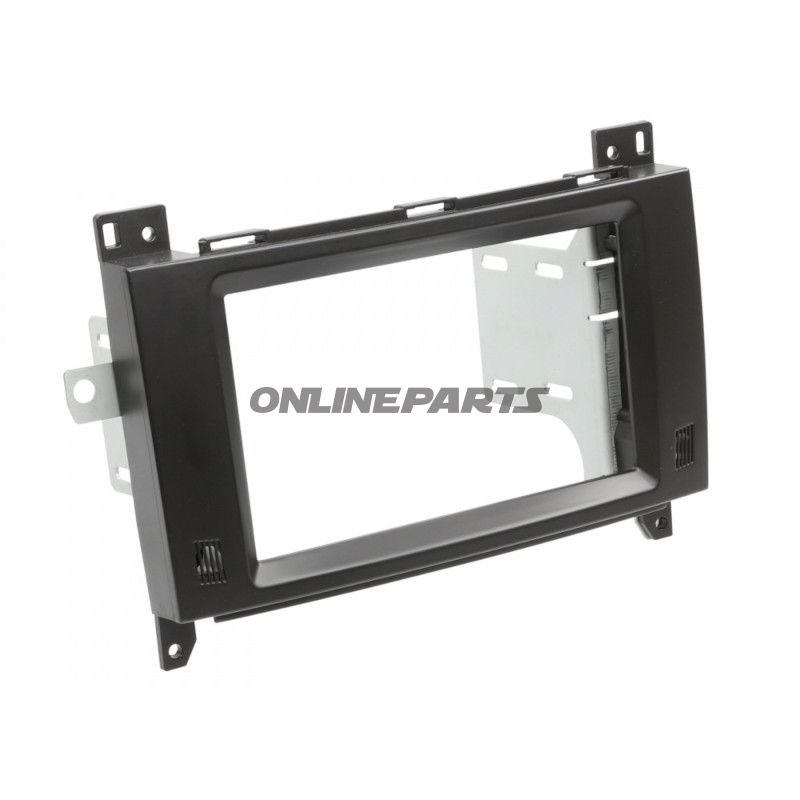 Radioblende 2-DIN sort