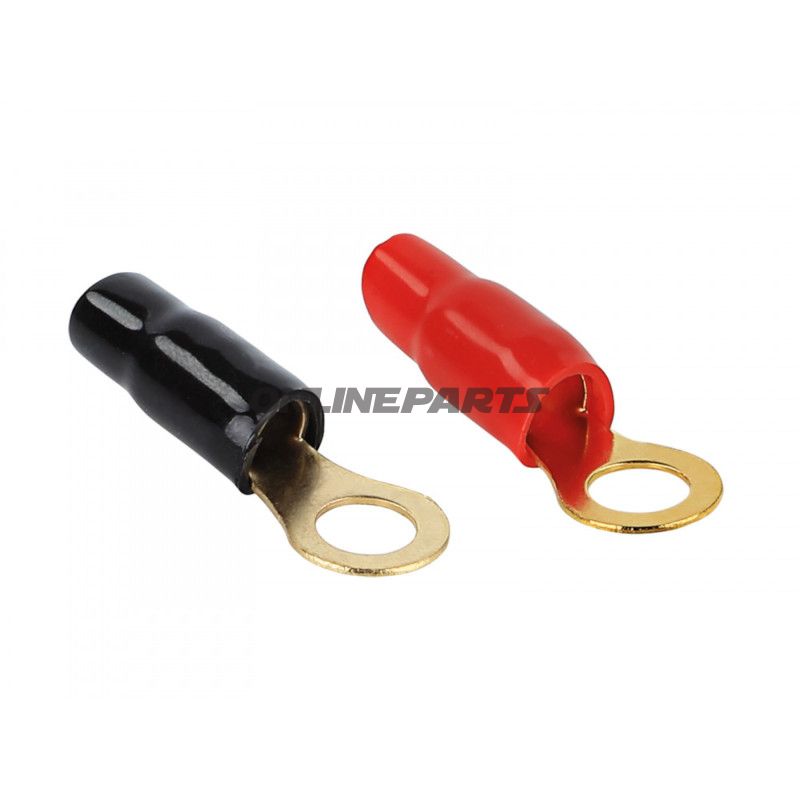 Ringzunge 20.0 M6 1 rot / 1 schwarz  gold