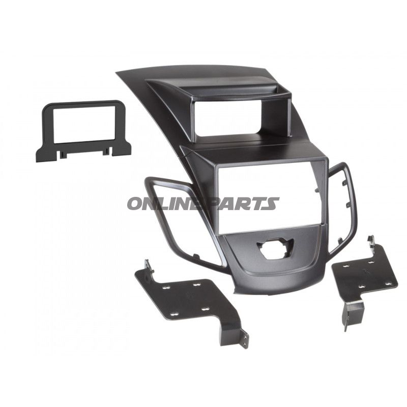 Radioblende 2-DIN sort