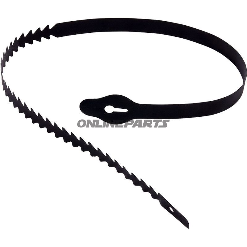 ERSTATNINGSLØBEBÅND 80 cm sort til CYKELHÆNGER PAKKE 100 STK