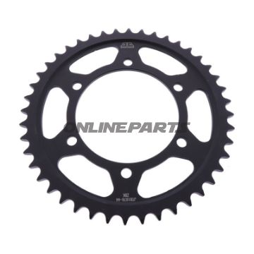 Tandhjul sort 44Z tænder 525 indre diameter 110 hulmønster 130