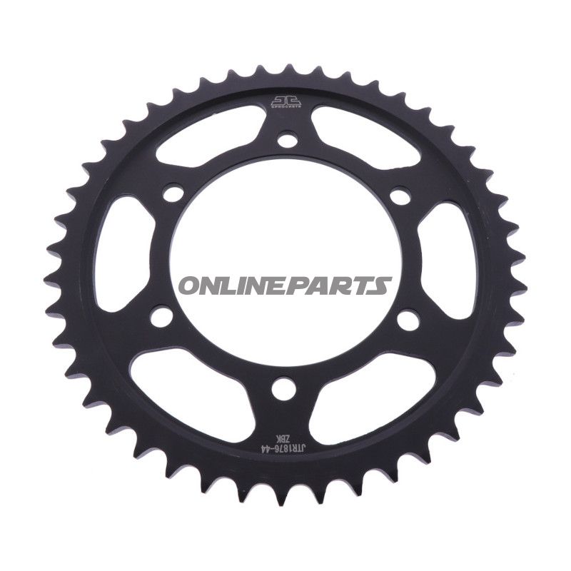 Tandhjul sort 44Z tænder 525 indre diameter 110 hulmønster 130