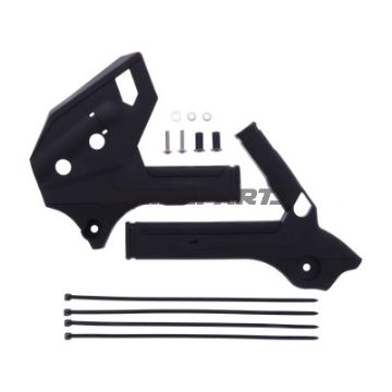 Rahmenprotektor schwarz Satz