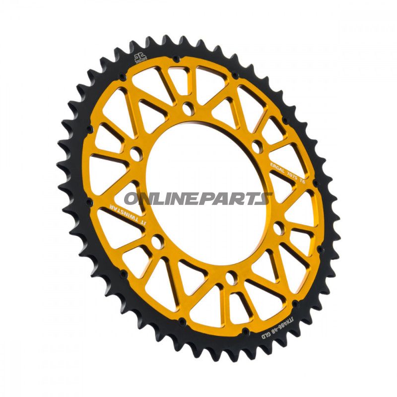 Kædehjul Twinstar 48Z Deling 520 guld