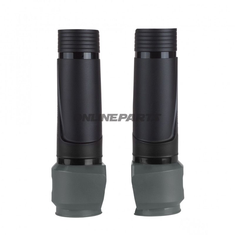 Gaffelbeskytter Sæt Universal Sort / Grå Nedenunder