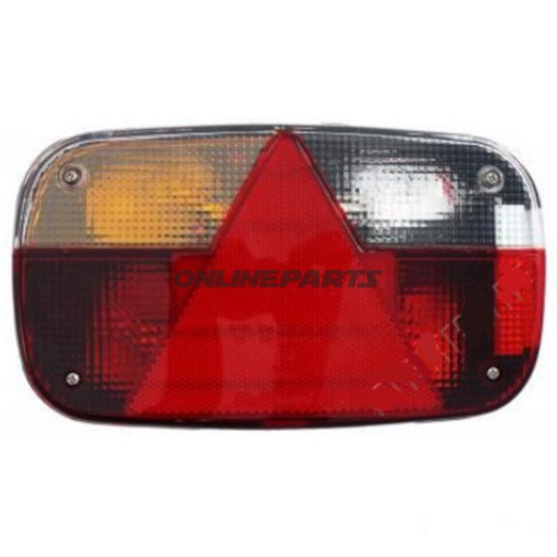 Baglygte Trailer venstre 8P Nummerpladelys + Baklygte + Baglys slukningslys Multipoint III