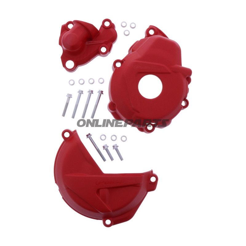 Kobling / tændingsdækslet beskytter rød sæt