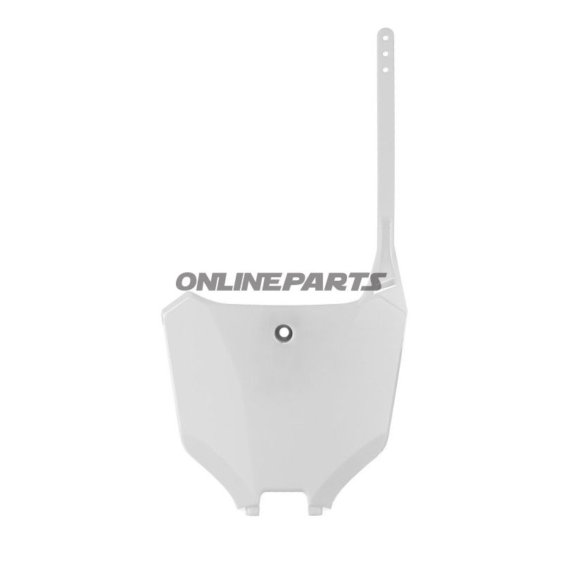 Startnummerplade hvid