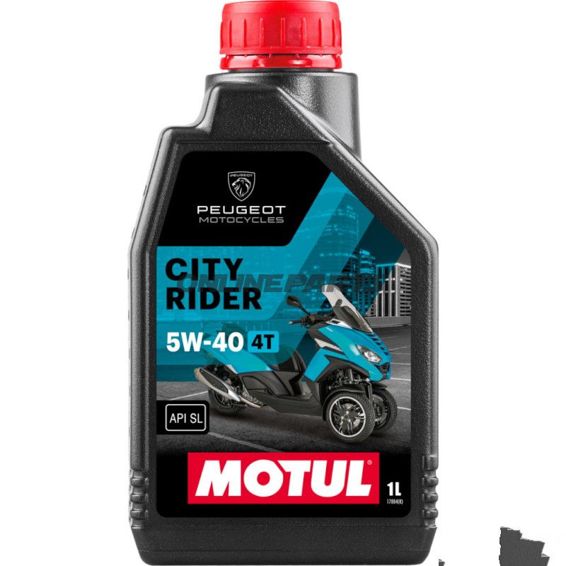Motorolie 5W40 4T 1 liter Motul syntetisk City Rider