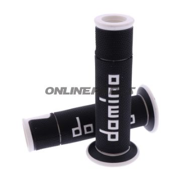Griffgummi A450 sort / hvid Domino Diameter 22 mm Længde 125 mm åben