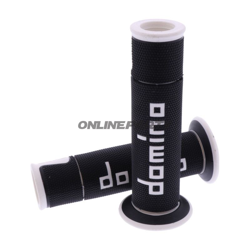 Griffgummi A450 sort / hvid Domino Diameter 22 mm Længde 125 mm åben