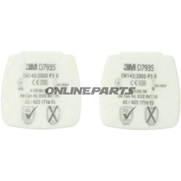 Partikelfilter P3R 3M Indhold 4 stykker