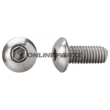 Skrue A2 M6X25 ISO 7380-2 Pakke 200 stykker