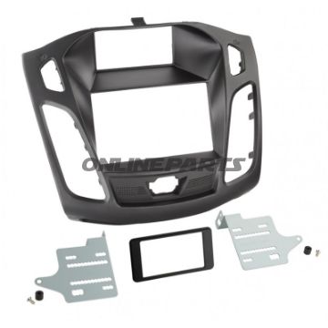 Radioblende 2-DIN sort