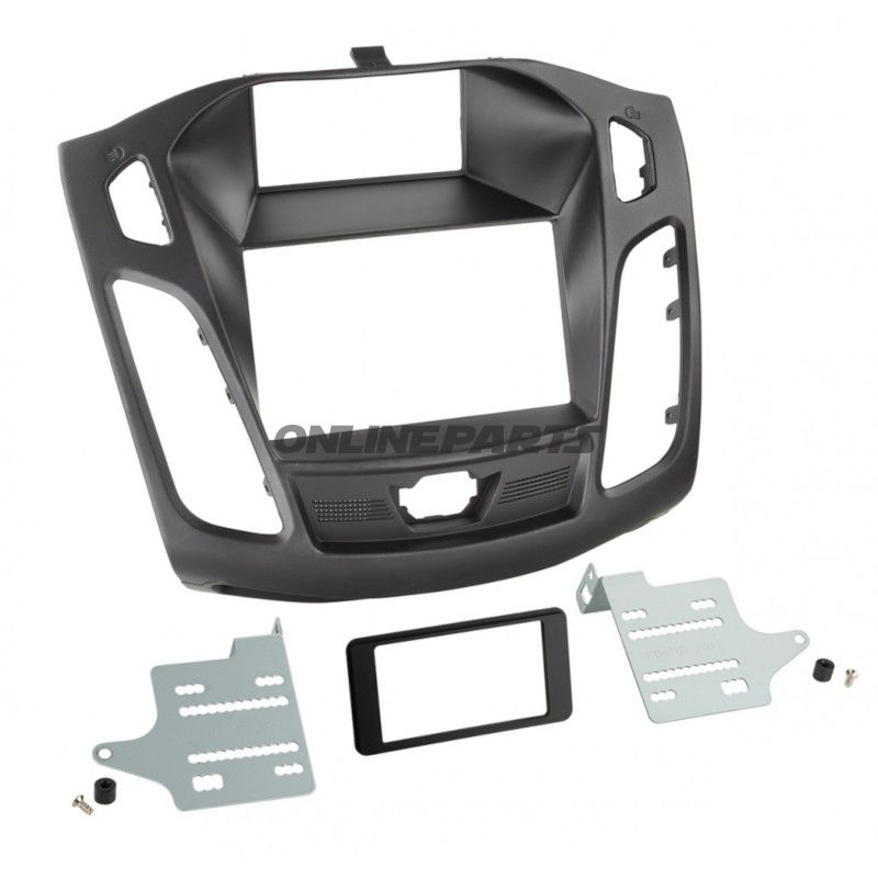 Radioblende 2-DIN sort
