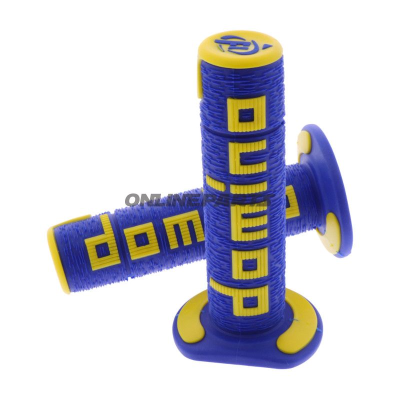Griffgummi A360 blau/gelb Domino Durchmesser 22 mm Länge 120 mm geschlossen.