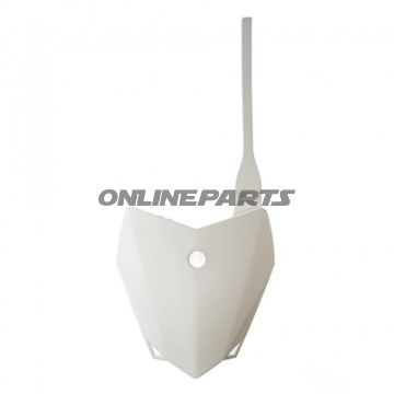 Startnummerplade hvid