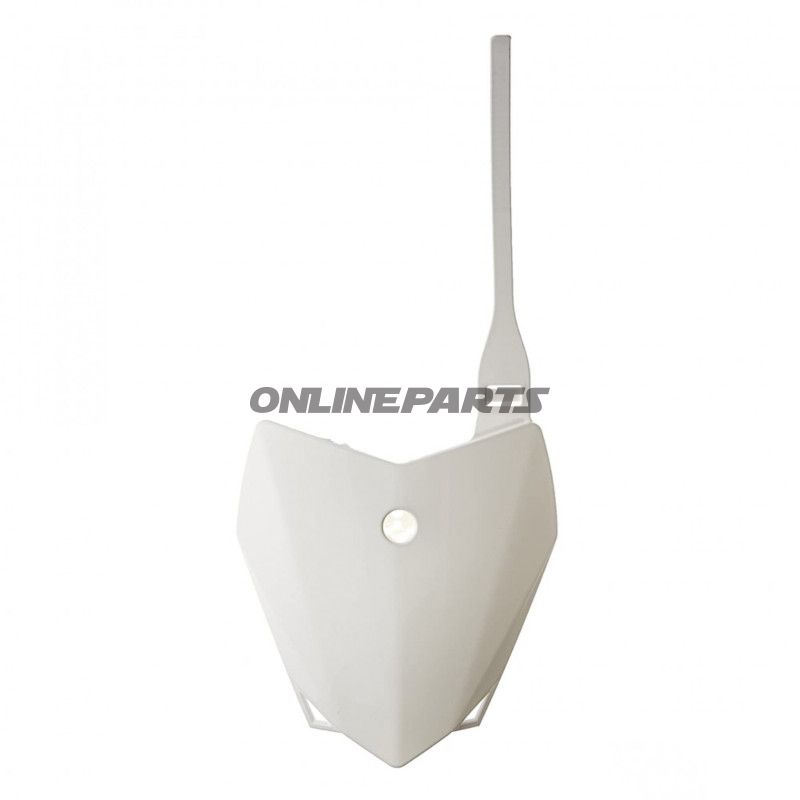 Startnummerplade hvid