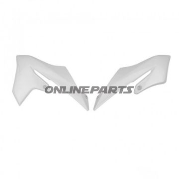 Kühlerabdeckung weiß Satz Yamaha YZ65