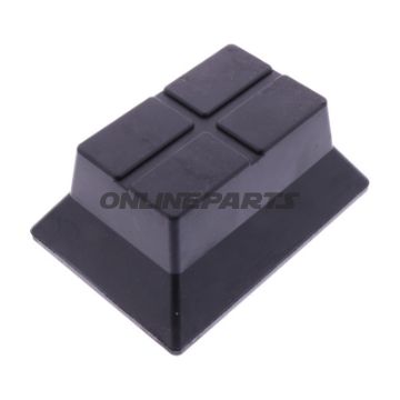 EV-GUMMIPYRAMIDE eckig 60 mm Flach