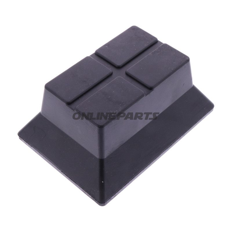 EV-GUMMIPYRAMIDE eckig 60 mm Flach