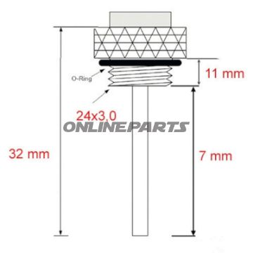 Öltemperatur Direktmesser JMP 24X3MM Alternative: 7091119