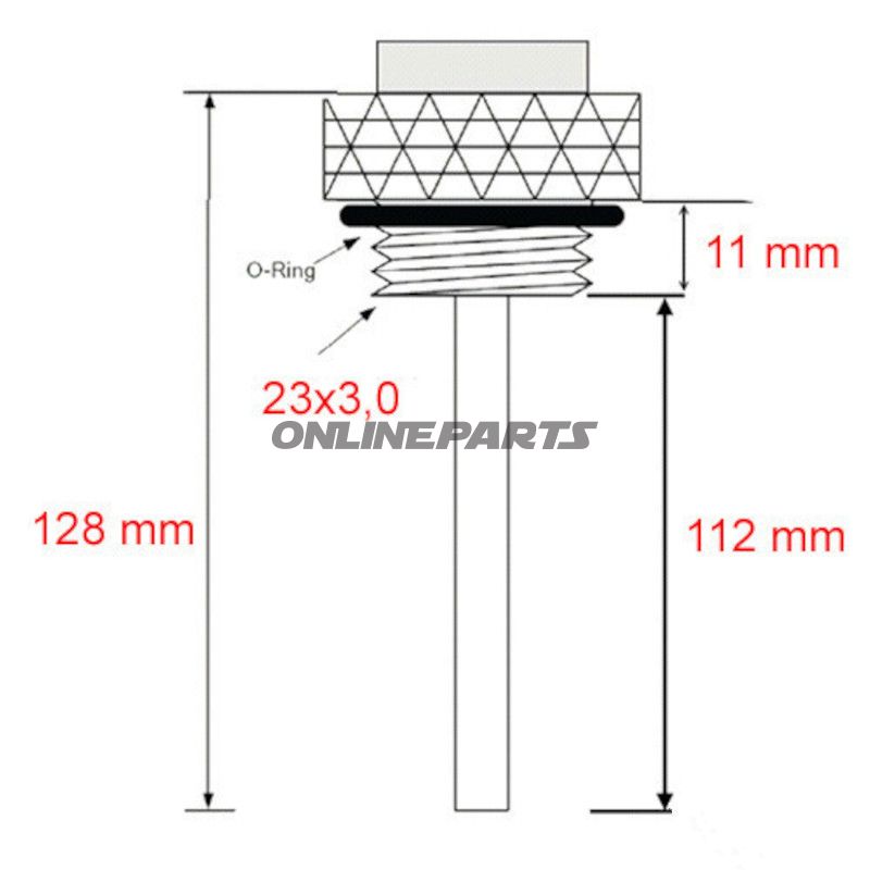 Öltemperatur Direktmesser JMP 23X3MM Alternative: 7091135