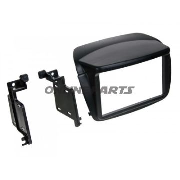 Radioblende 2-DIN sort