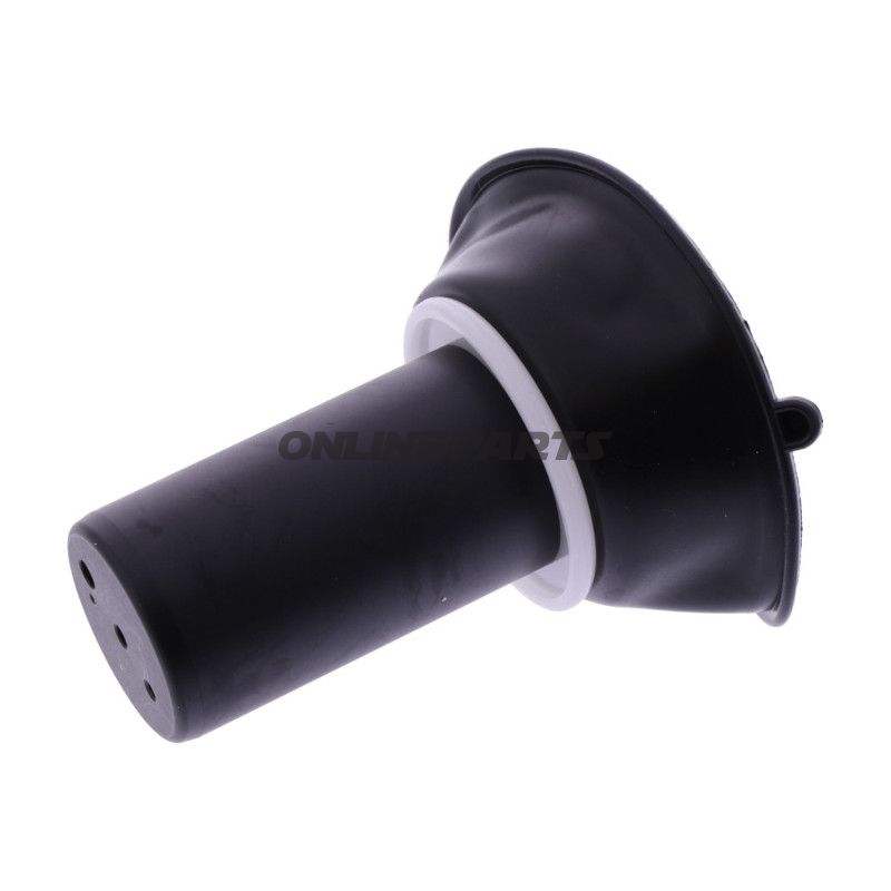 Gasspjæld med membran