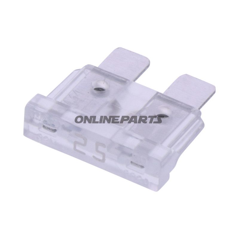 Sikring 25A hvid JMP Pakke med 5 stk.